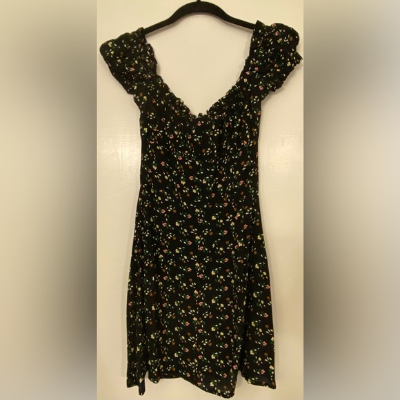 With Jean Isabelle Mini Dress Floral Black Size Small - Picture 3 of 7